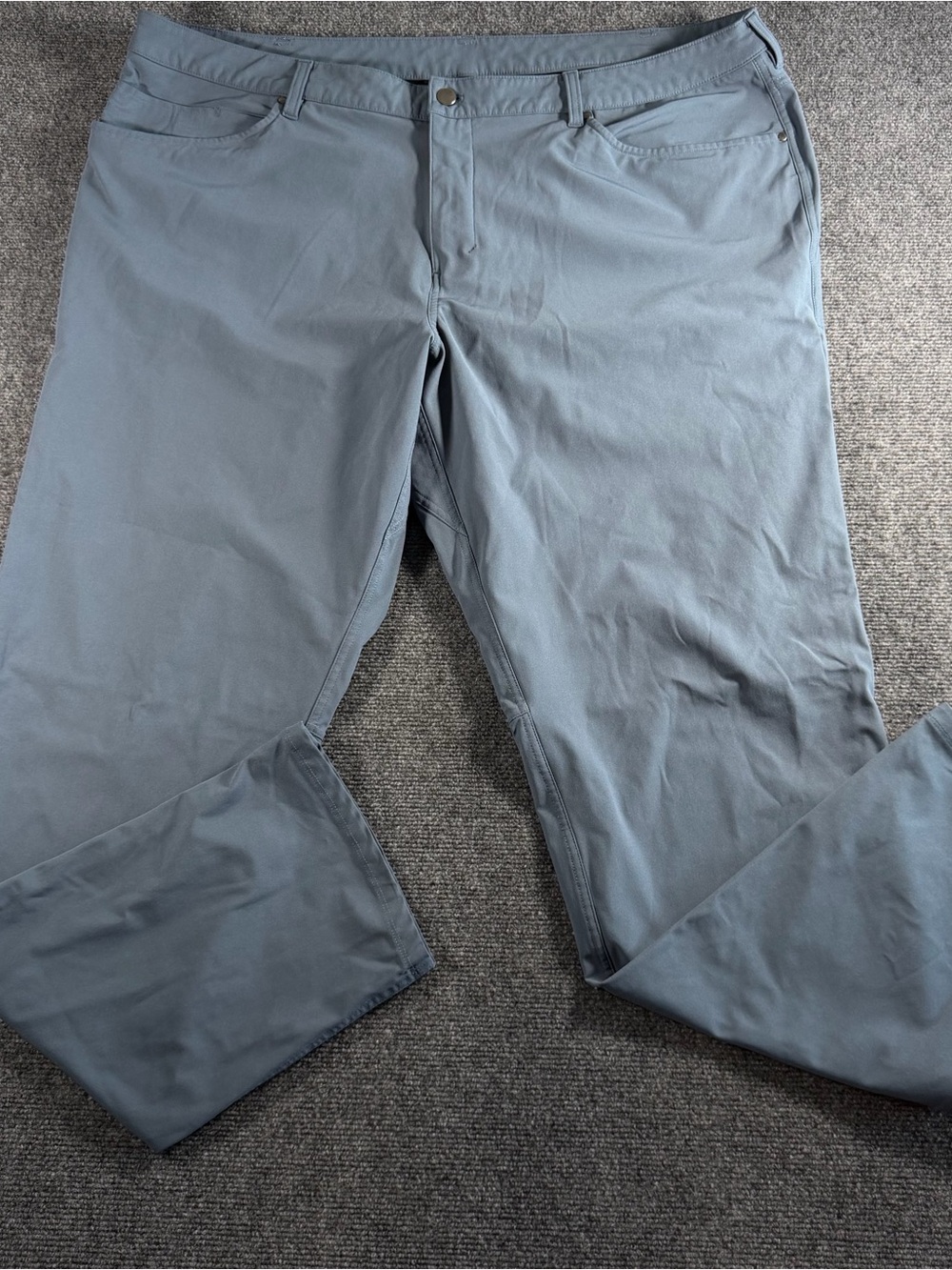 Lululemon ABC Commission Pants Mens 44x34 Blue Stretch Golf Casual Chino LM5970T